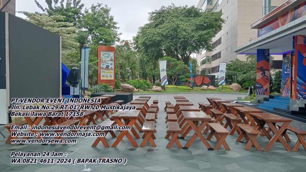 Harga Sewa Kursi Dan Meja Taman Kayu Outdoor Terkini 2025 di Jakarta