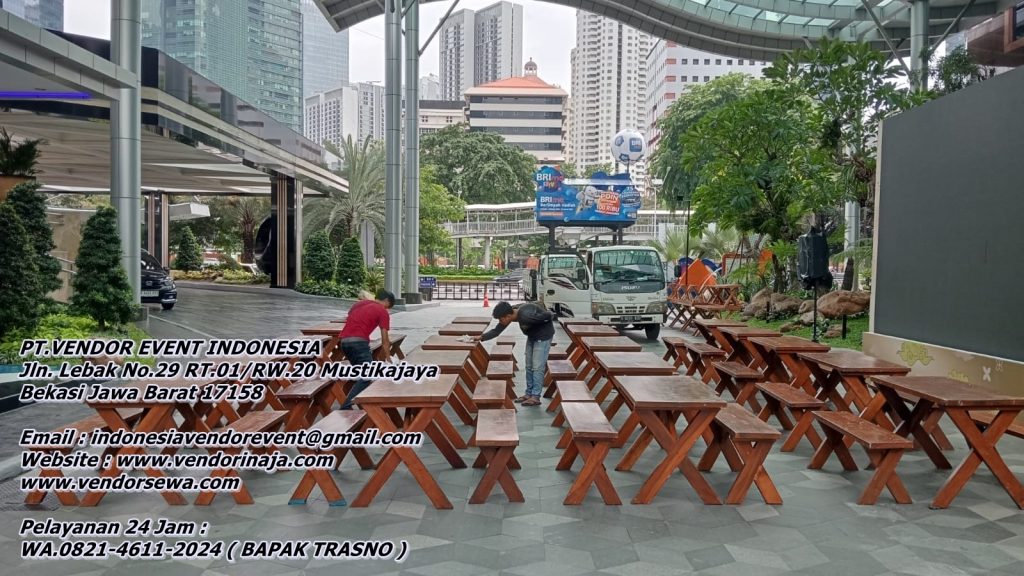 Harga Sewa Kursi Dan Meja Taman Kayu Outdoor Terkini 2025 di Jakarta