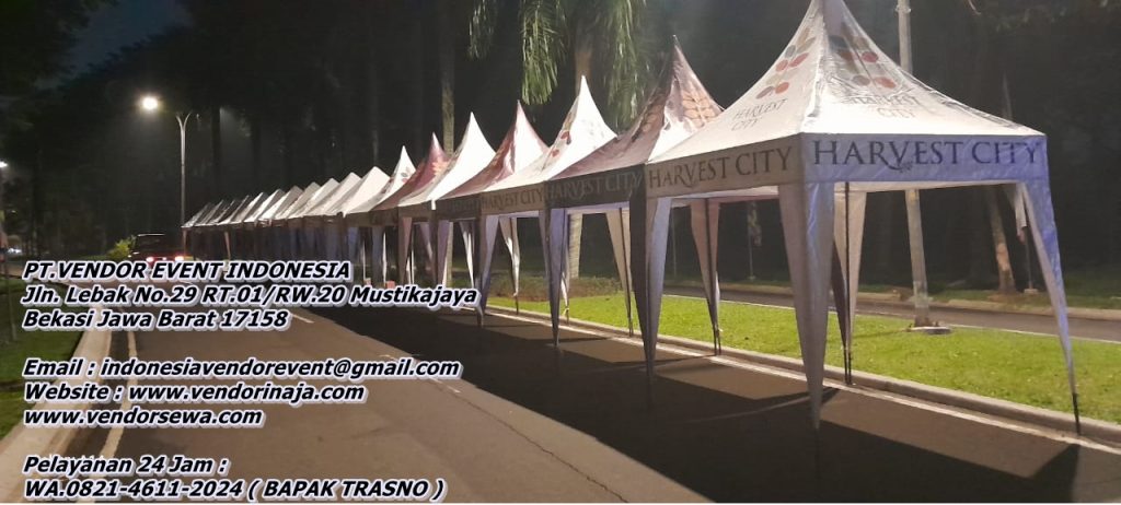 Sewa Tenda Bazar 2x2m Event Harvest City Bogor