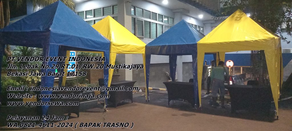 LAYANAN SEWA TENDA BAZAR BANYAK PILIHAN WARNA DI JAKARTA