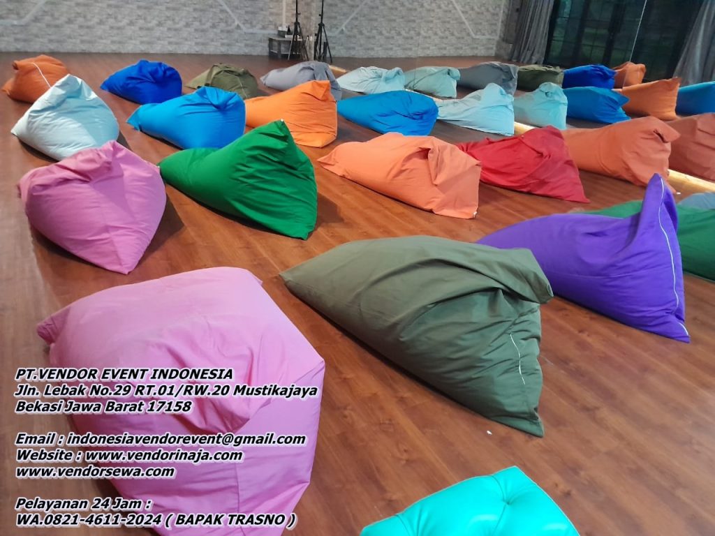 Sewa Bantal Beanbag Kerucut atau Lancip di Jakarta