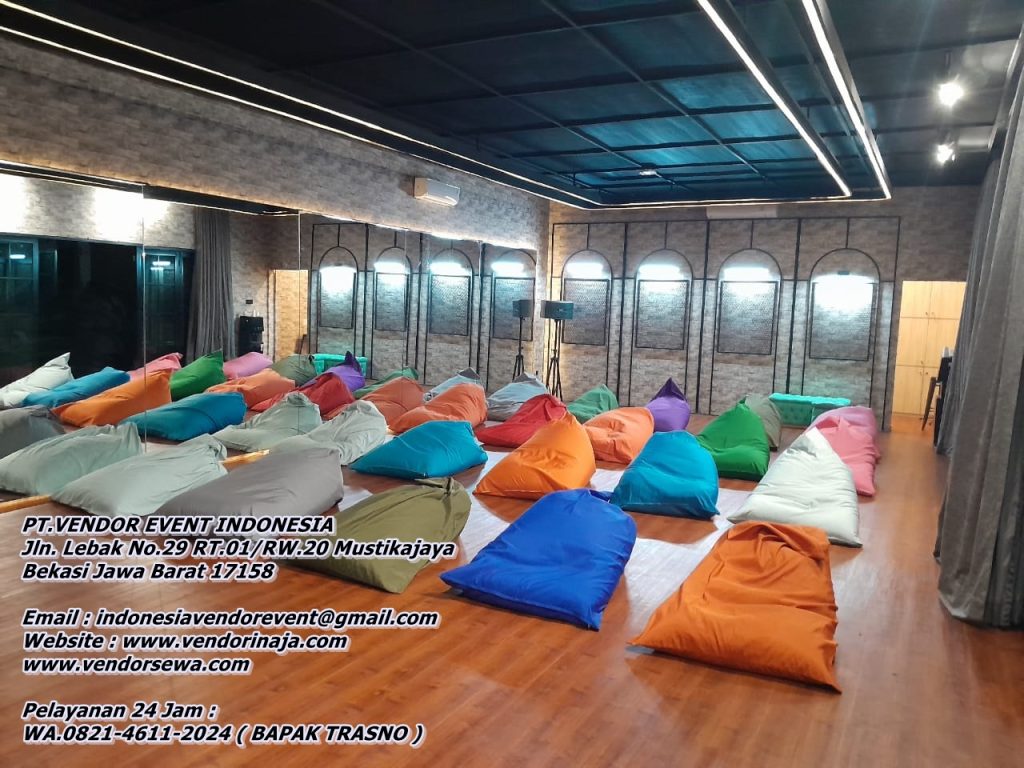 Sewa Bantal Beanbag Kerucut atau Lancip di Jakarta