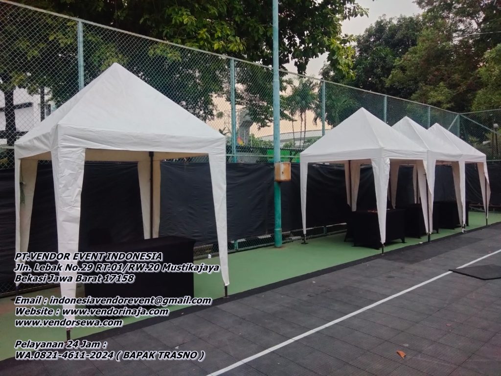 Sewa Aneka Jenis Tenda Roder,Konvensional,Kerucut Dan Bazar di Jakarta