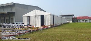 Pusat Jasa sewa Tenda Roder Block Out Putih Solid Bekasi jakarta