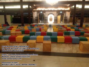 Sewa Puff Kotak Single Cover Aneka Warna Jakarta