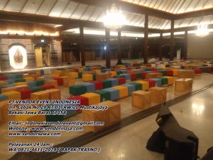 Sewa Puff Kotak Single Cover Aneka Warna Jakarta
