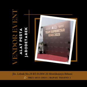 Jasa Sewa Backdrop Kotak Ukuran 2x3 Meter Jakarta