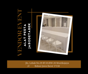 Rental Kursi Tiffany VIP Gold Silver Bogor