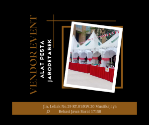 Rental Meja Gubukan Merah Putih Jakarta