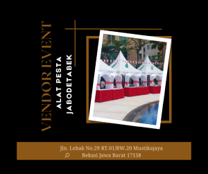 Rental Meja Gubukan Merah Putih Jakarta