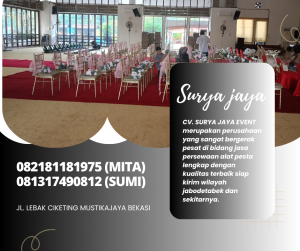 Jasa Sewa Kursi VIP Type Tiffany Aneka Warna Jakarta