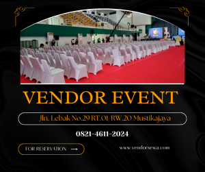 Rental Kursi Susun Sarung Kursi Hitam Dan Putih Jakarta