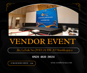 Sewa Panggung Karpet Hitam Event Swiss Hotel